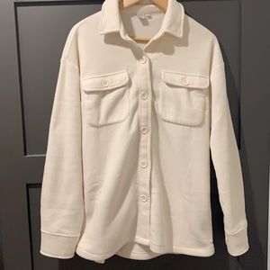 Twik fleece shacket
